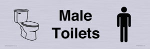 Dementia Male Toilet sign
